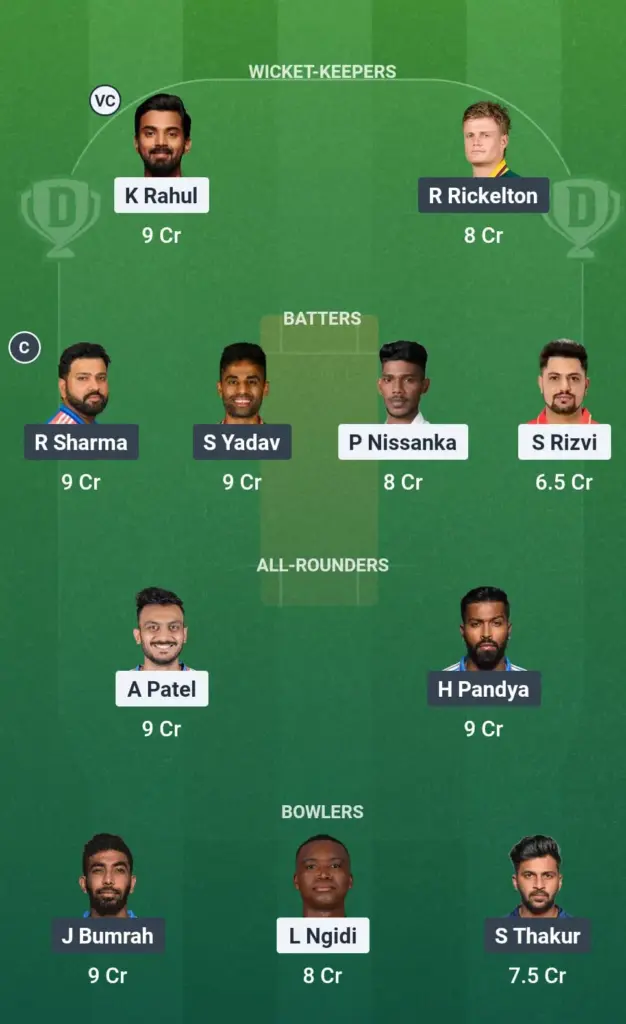 DC vs MI Dream11 Prediction Telugu Safe Team for Small Leagues