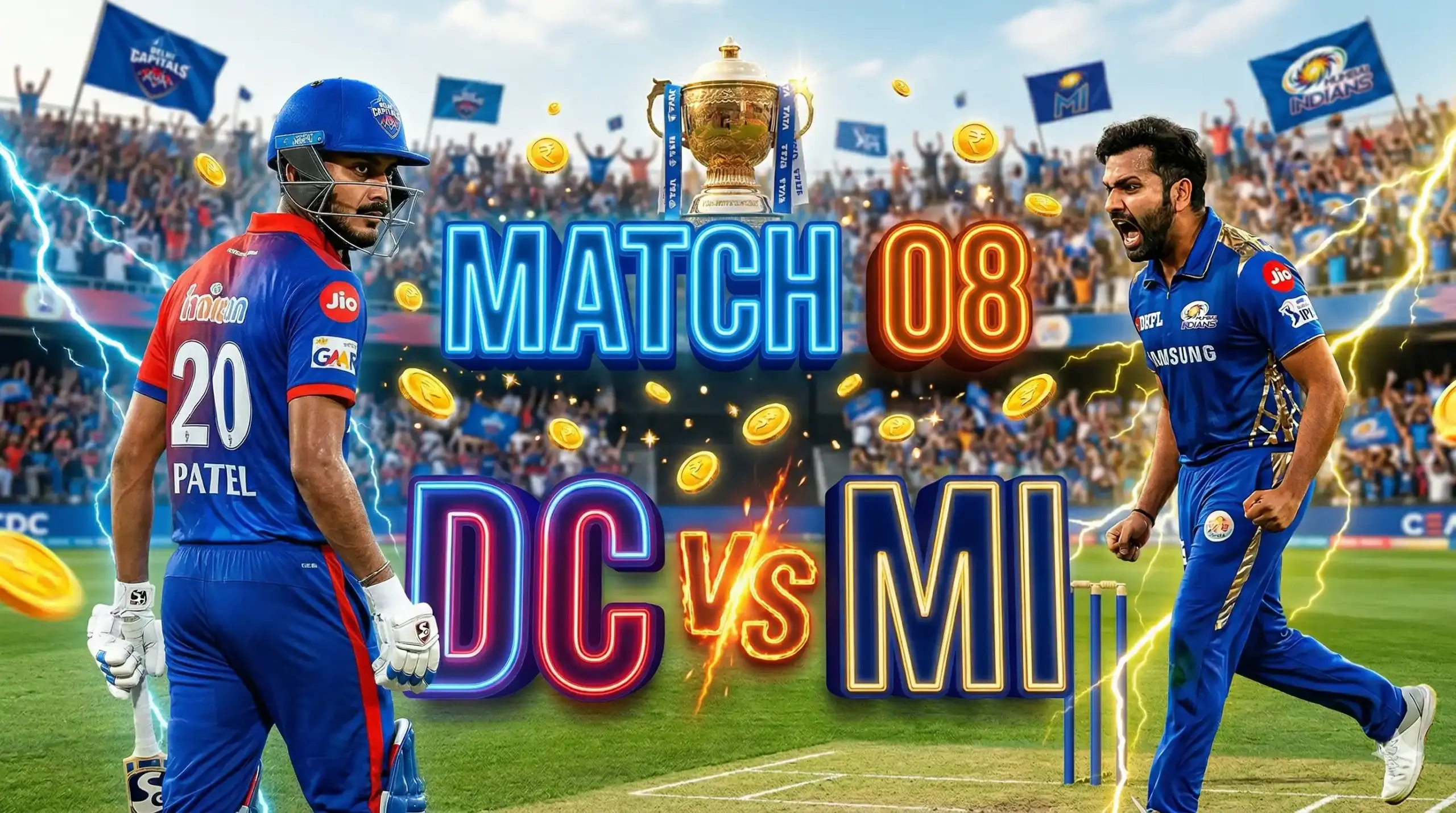 DC vs MI Dream11 Prediction Hindi Match 08 Pitch Report