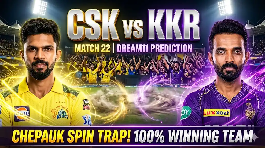 CSK vs KKR Dream11 Prediction