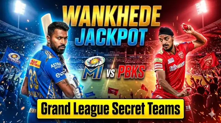 MI vs PBKS Dream11 Prediction Match 24: Tactical Matchups & Grand League Tips- IPL 2026