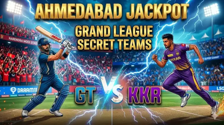 GT vs KKR Dream11 Prediction IPL 2026: Ultimate Fantasy Guide & Secret Grand League Teams