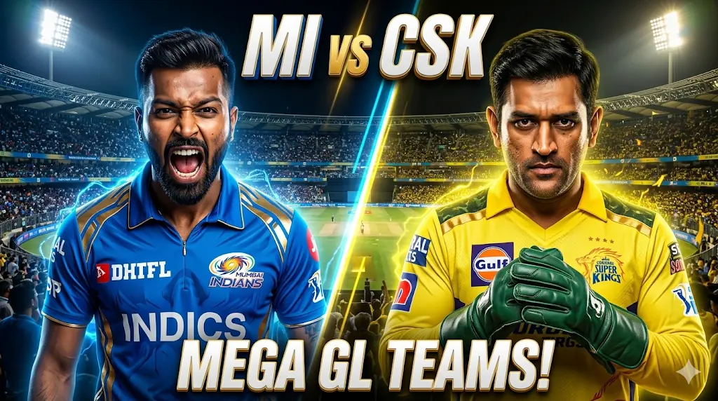 MI vs CSK Dream11 Prediction IPL 2026 Match 33