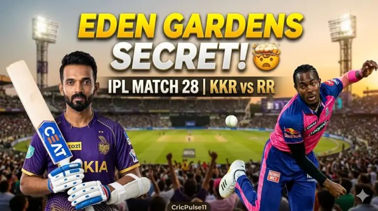 KKR vs RR Dream11 Prediction 2026: Hidden Pitch Secrets & Mega GL Teams! ipl