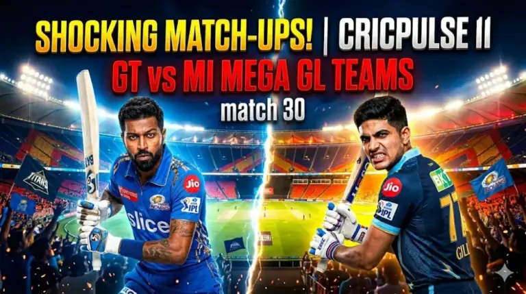 GT vs MI Dream11 Prediction 2026: Shocking Match-Ups & Mega GL Jackpot Teams ipl