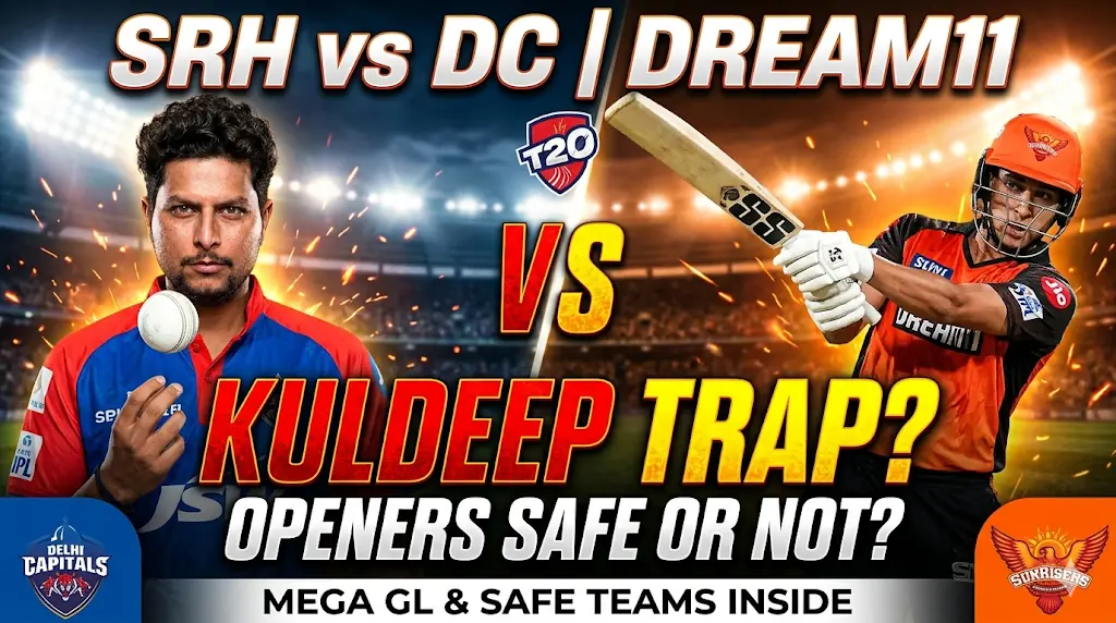 SRH vs DC Dream11 Prediction in Hindi