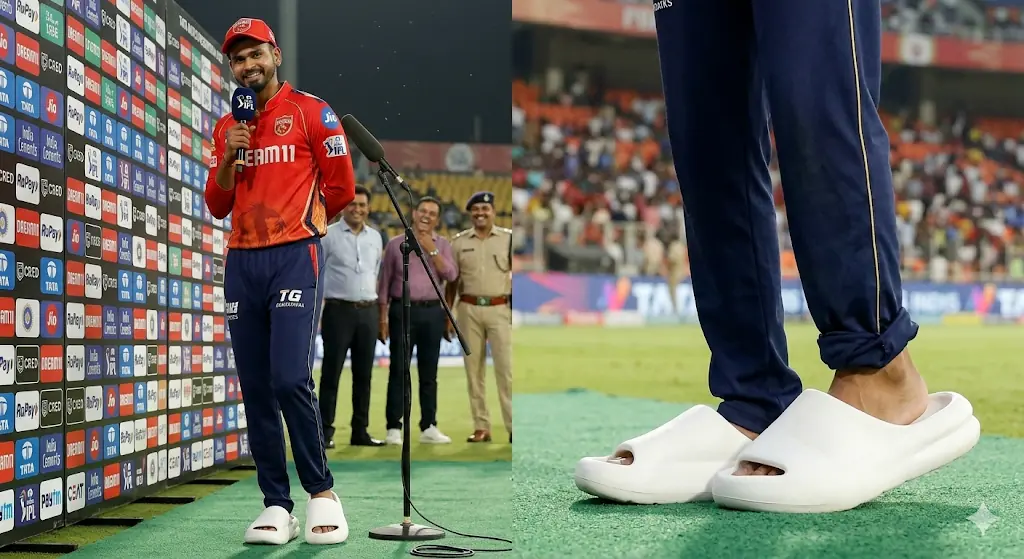 Shreyas Iyer Chappal Incident IPL 2026