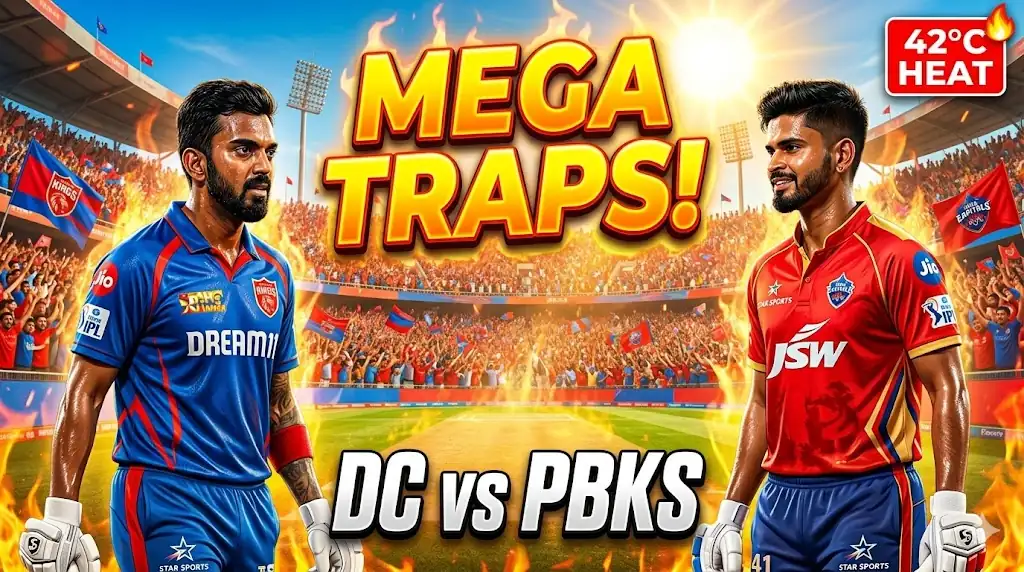 DC vs PBKS Dream11 Prediction in Telugu IPL 2026 Match 35